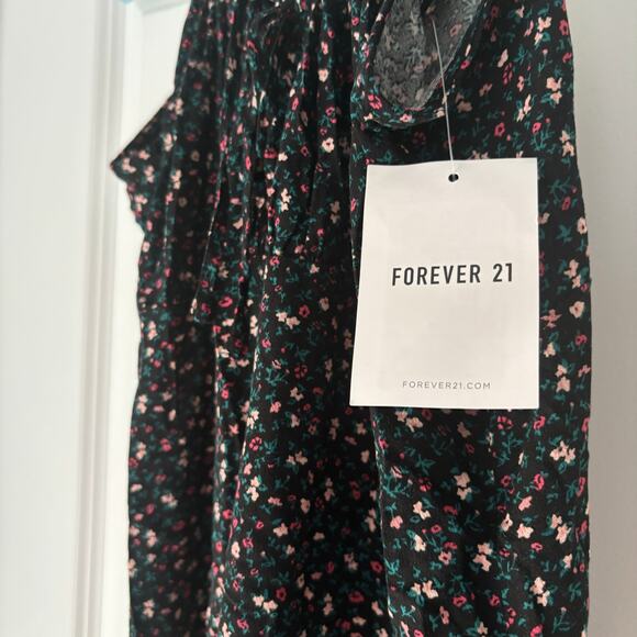 Forever 21 Floral Slip Mini Dress Size Small NWT - Picture 3 of 5